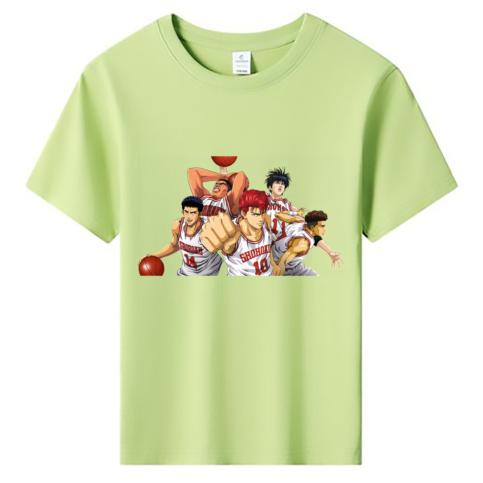 （画像用） SLAM DUNK／スラムダンク 綿100％キッズTシャツ（フロントプリント）